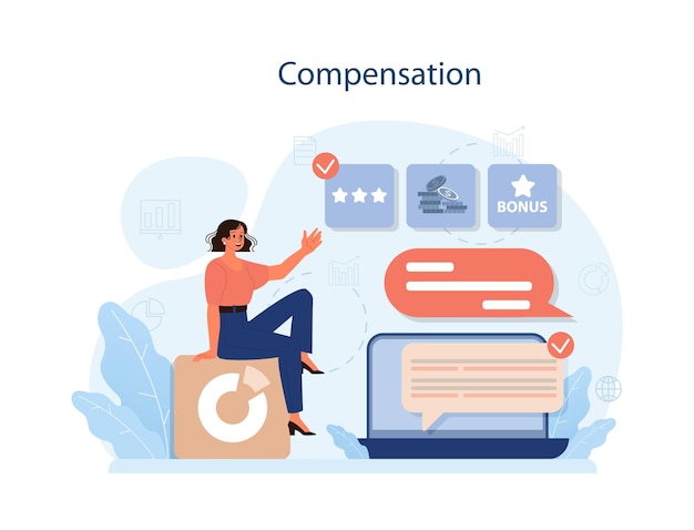 Beneficios para el trabajador comprador letras grandes con empleados dinero ganador taza empleado trabajo en equipo beneficios pac