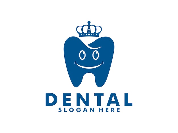 Best Dental logo Crown o Royal Dental logo vector clínica dental logo diseño inspiración