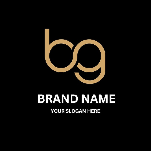 BG209 Diseño del logotipo de la letra BG