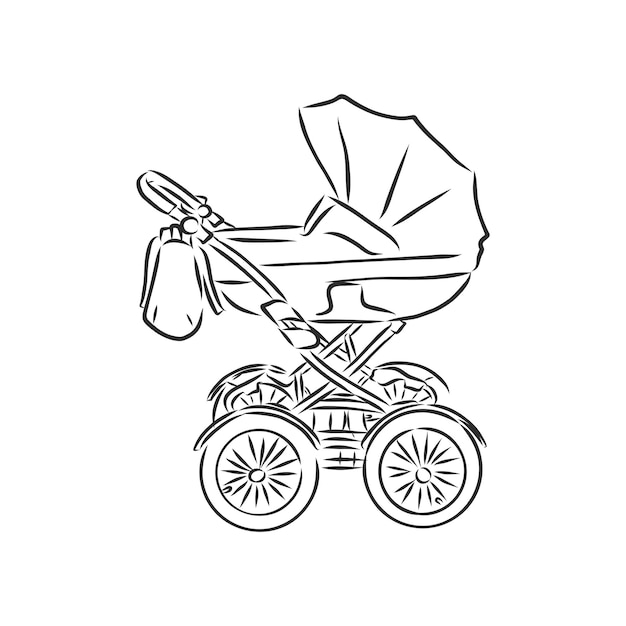 Biberón para bebé recién nacido icono de doodle de contorno dibujado a mano
