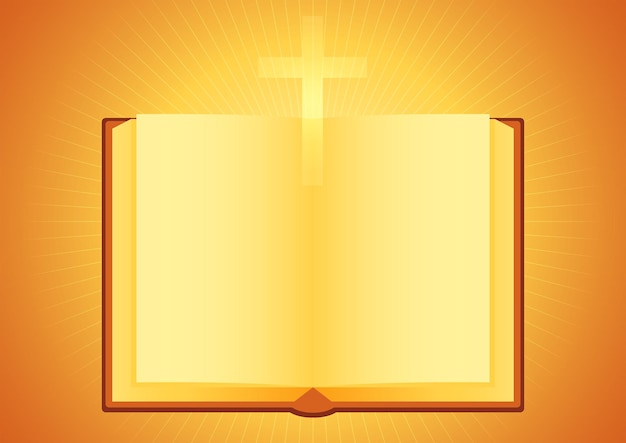 Biblia en blanco que se abre para permitirle personalizar escribiendo sus versos favoritos