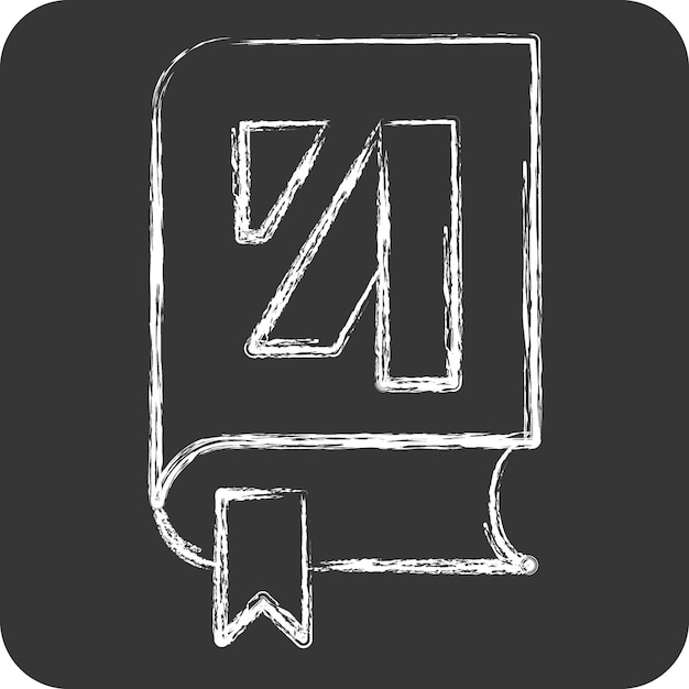 Biblioteca de iconos relacionados con el símbolo de la oficina de correos tiza Estilo diseño sencillo editable ilustración sencilla