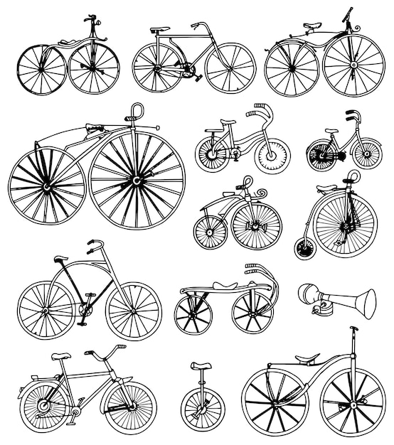 una bicicleta con una bicicleta en ella que tiene una imagen de una bicicleta con el número 3 en ella