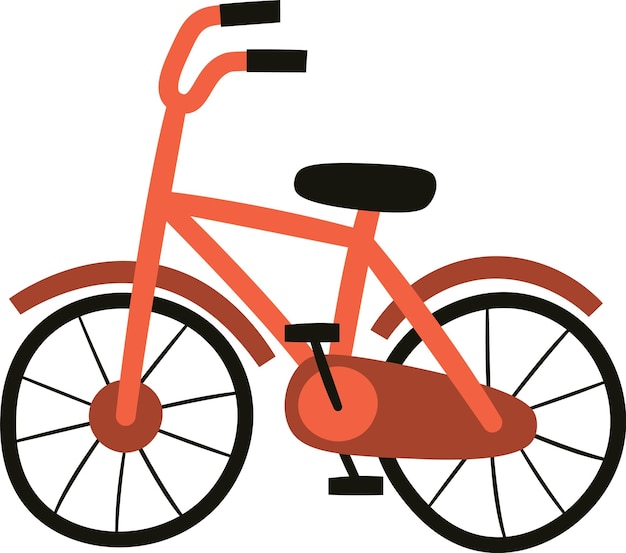 Bicicleta dibujada a mano