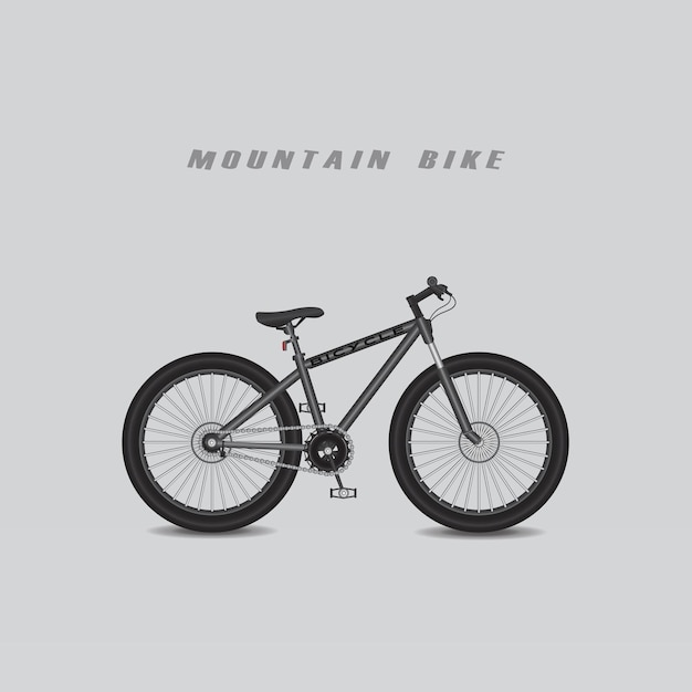 Vector bicicleta de montaña