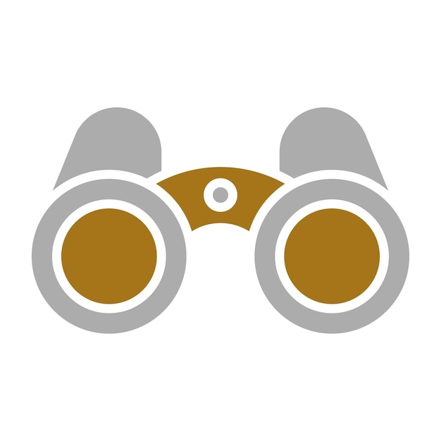 Bicoculares del ejército estilo icono