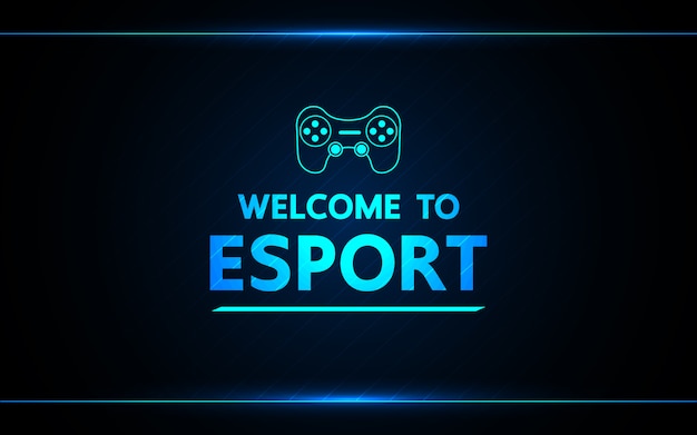 Bienvenido al juego de tecnología abstracta e-sport.