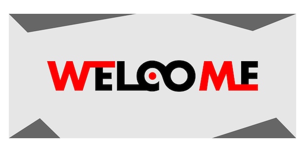 Bienvenido banner Arte vectorial Imágenes de archivo