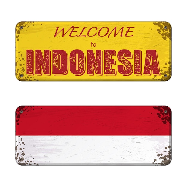 Bienvenido a la placa de identificación de indonesia