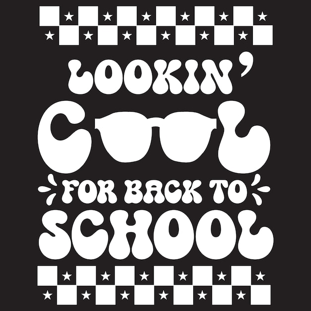 bienvenido de vuelta a la escuela tipografía diseño de camiseta vectorial plantilla de impresión bienvenido a la escuela
