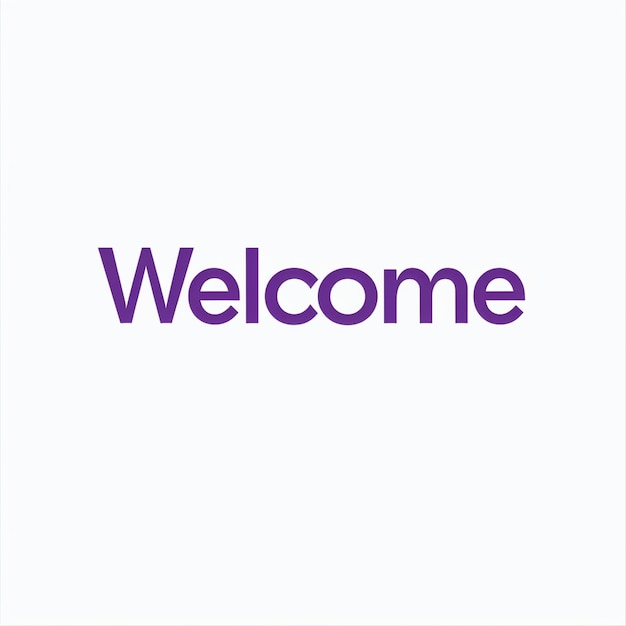 Bienvenido a Word Diseño Tipografía Creativo Artístico Estilo