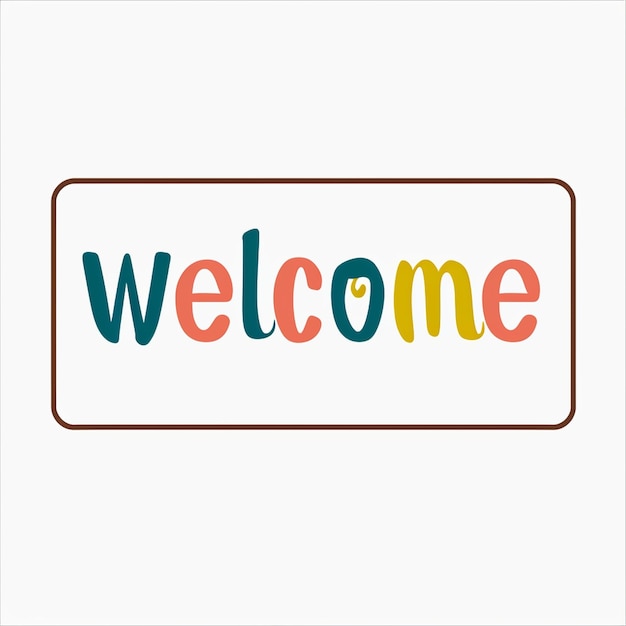 Bienvenido a Word Diseño Tipografía Creativo Artístico Estilo