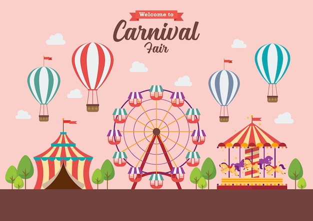 Bienvenidos a la Feria de Carnaval.