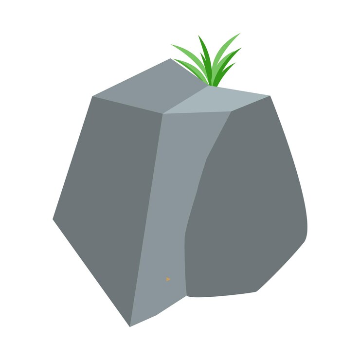 Vector big stone isométrico