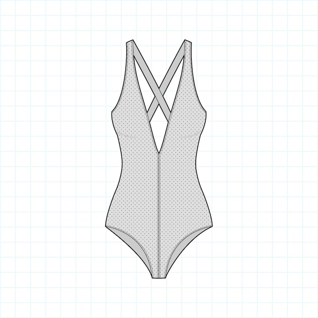 Vector bikini de traje de baño