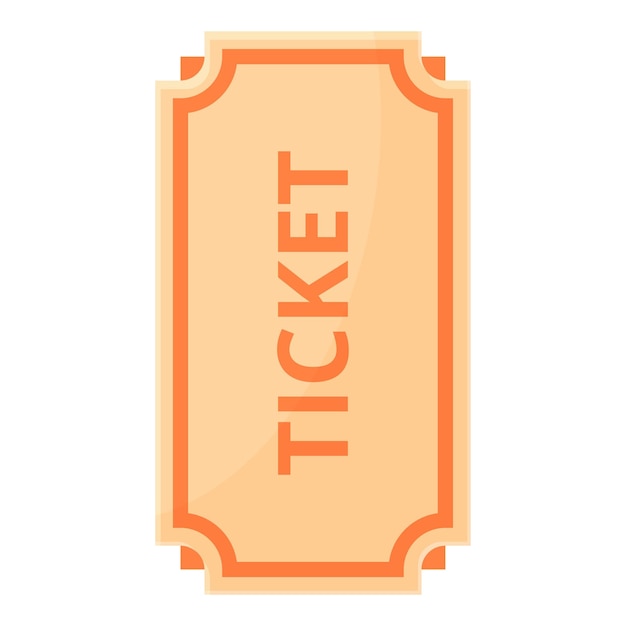Billete en blanco que representa eventos de viaje y entretenimiento
