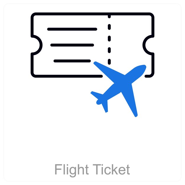 El billete de vuelo