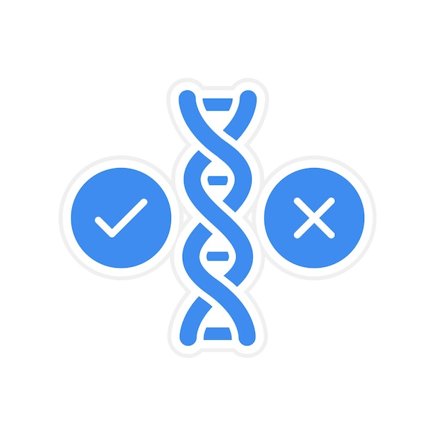 Bioética Imagen vectorial de icono de debate Se puede utilizar para la bioingeniería