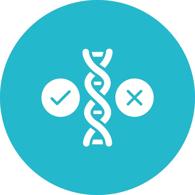 Bioética Imagen vectorial de icono de debate Se puede utilizar para la bioingeniería