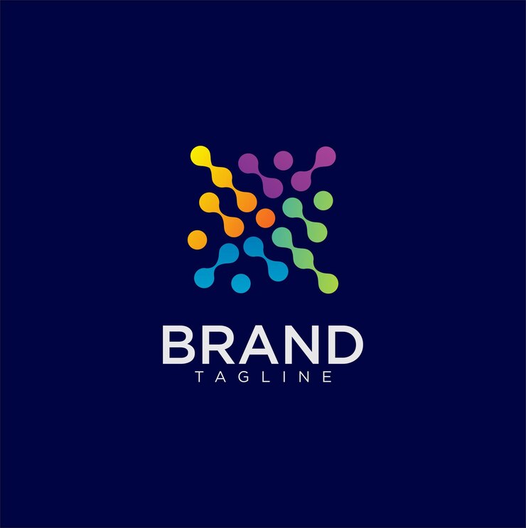 Biotecnología Molécula Átomo Chip de ADN Diseño del logotipo