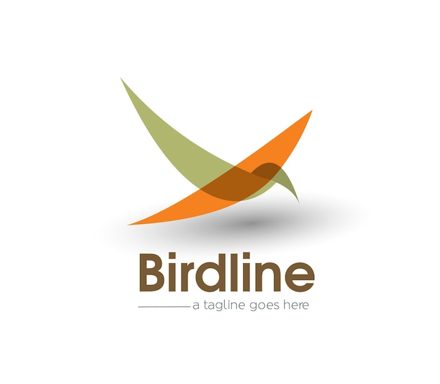 Bird line Branding Identidad Diseño de logotipo corporativo