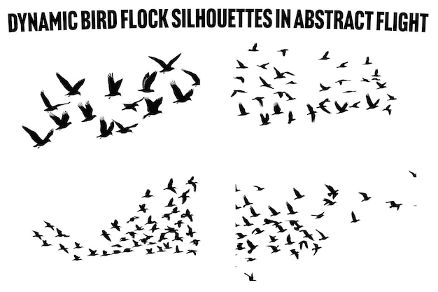 Bird Migration Flock A Natural Wildlife Vector Collection