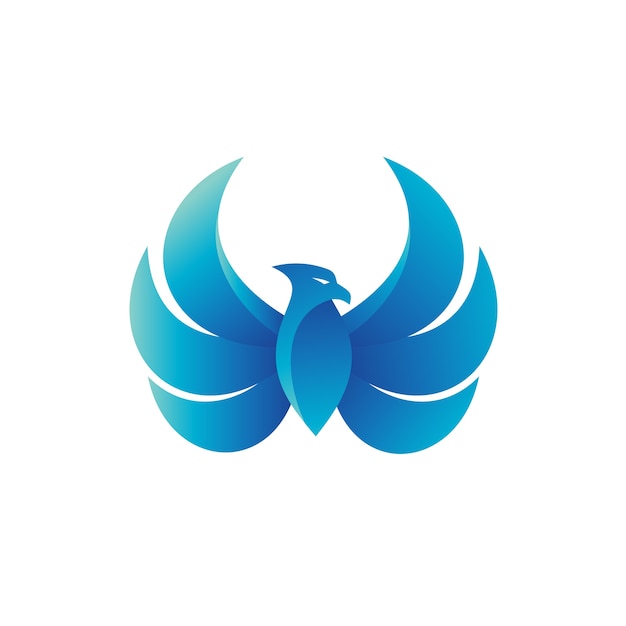 Vector bird wings logo vector