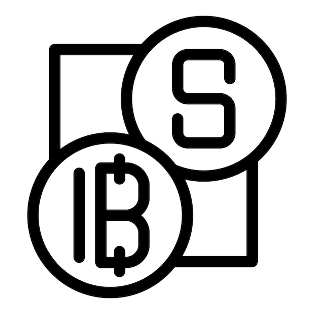 Bitcoin y el concepto de símbolos del dólar estadounidense