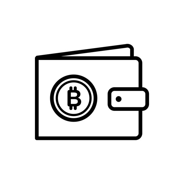 Bitcoin icon design template