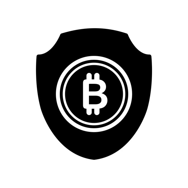 Bitcoin icon design template