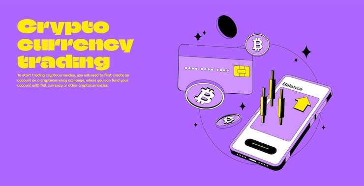 Vector bitcoin o plataforma de comercio de criptomonedas con grandes ganancias cripto y tarjeta de crédito transacción de monedas