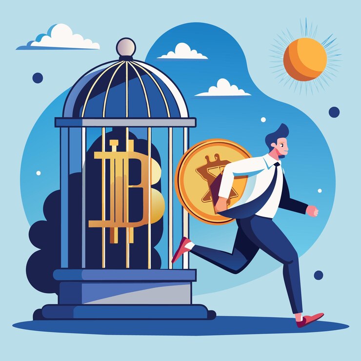 Vector bitcoin y la regulación de criptomonedas el gobierno trata de controlar la criptomoneda o el dinero descentralizado