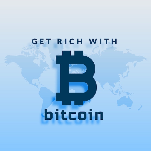 bitcoins crypo símbolo de moneda sobre fondo azul