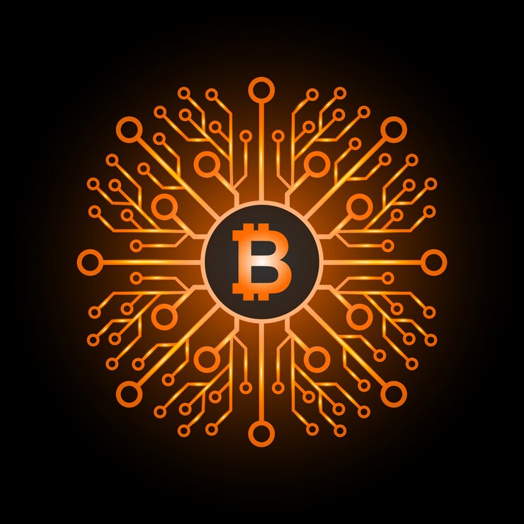Vector bitcoins icono plana para infografías.