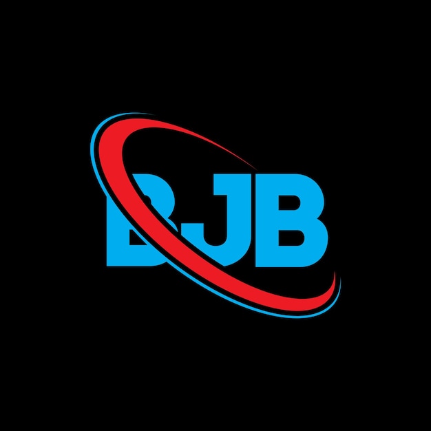 BJB logotipo BJB carta BJB letra diseño de logotipo Iniciales BJB Logotipo vinculado con círculo y mayúscula logotipo monograma BJB tipografía para negocios de tecnología y marca inmobiliaria