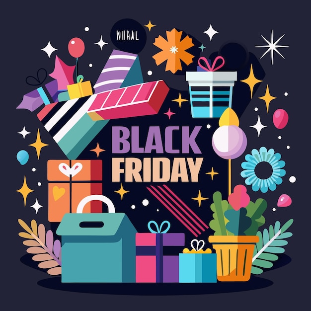 Black Friday Ofertas de tiendas de regalos Ahorrar mucho y celebrar