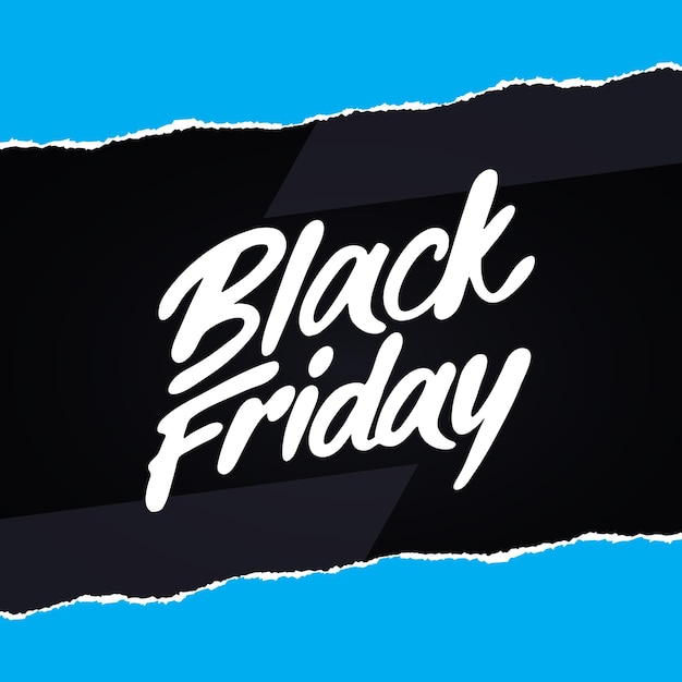 Black Friday Super Sale Descuento Publicación en redes sociales, Banner