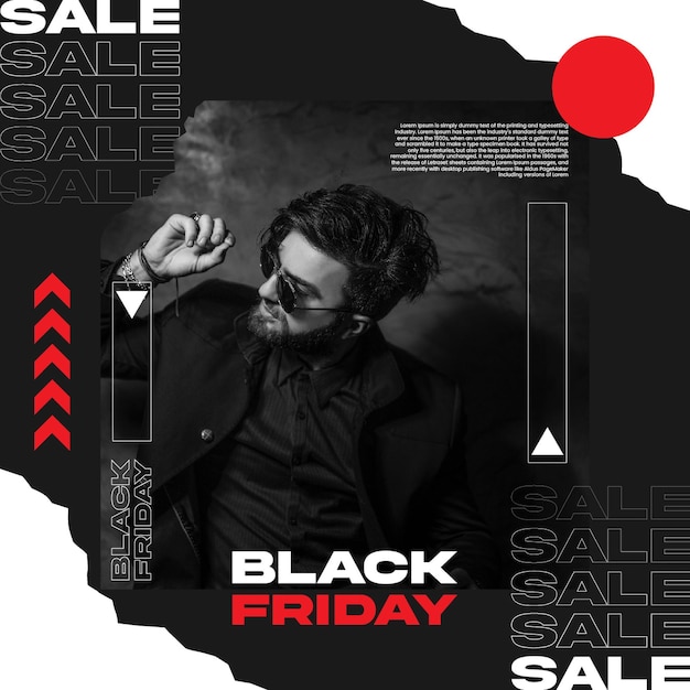 Black Friday Super Sale Diseño Totalmente Editable