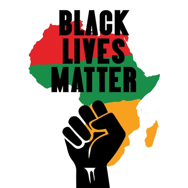 Black Lives Matter Vector Banner
