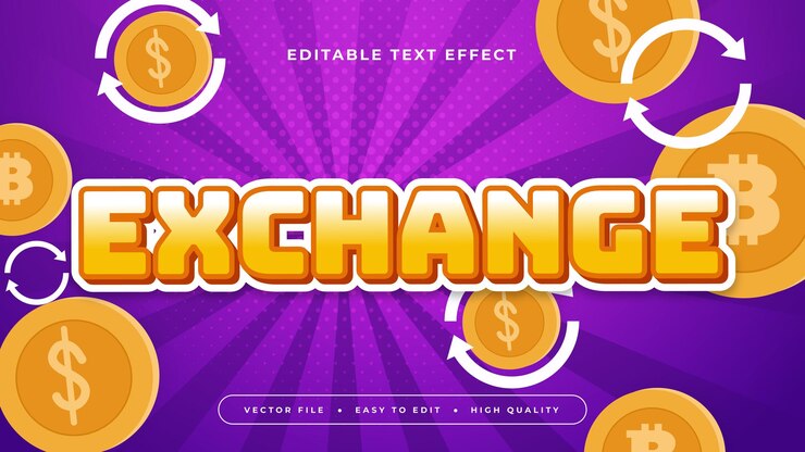 Vector blanco amarillo y púrpura violeta intercambio estilo de fuente de efecto de texto editable en 3d