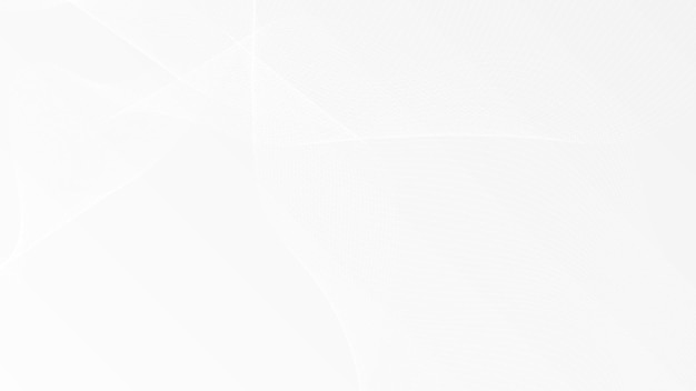 Blanco claro Abstracto sutil Vector Fondo geométrico Luz monótona Superficie cóncava vacía Estilo minimalista Papel de pared Ilustración 3D futurista