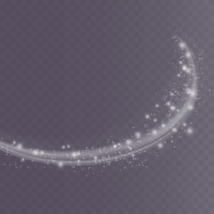 Vector blanco png polvo luz bokeh luz luces efecto fondo navidad fondo de polvo brillante navidad luz brillante bokeh confeti y textura de superposición de chispa para su diseño