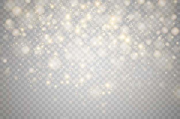 Blanco png polvo luz Bokeh luz luces efecto fondo Navidad fondo de polvo brillante Navidad luz brillante bokeh confeti y textura de superposición de chispa para su diseño