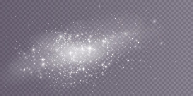 Blanco png polvo luz Bokeh luz luces efecto fondo Navidad fondo de polvo brillante Navidad luz brillante bokeh confeti y textura de superposición de chispa para su diseño