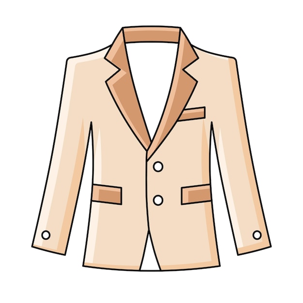 Blazer o chaqueta de traje de color marrón beige