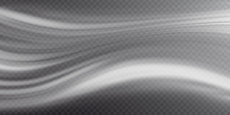 Vector blizzard sobre fondo transparente, imagen panorámica, fondo vectorial