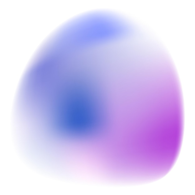 Blob Abstracto con colores en gradiente