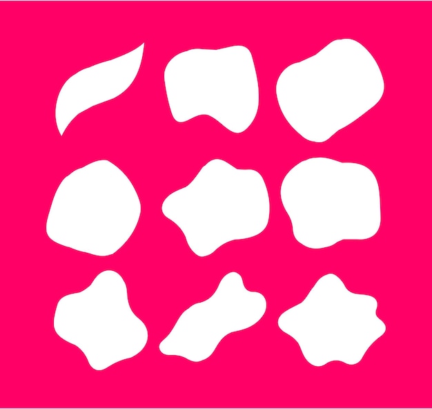 Blob artístico orgánico da forma a fluidos coloridos y diseños abstractos