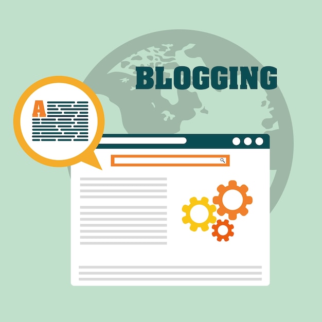 Vector blog, blogging y blogglers