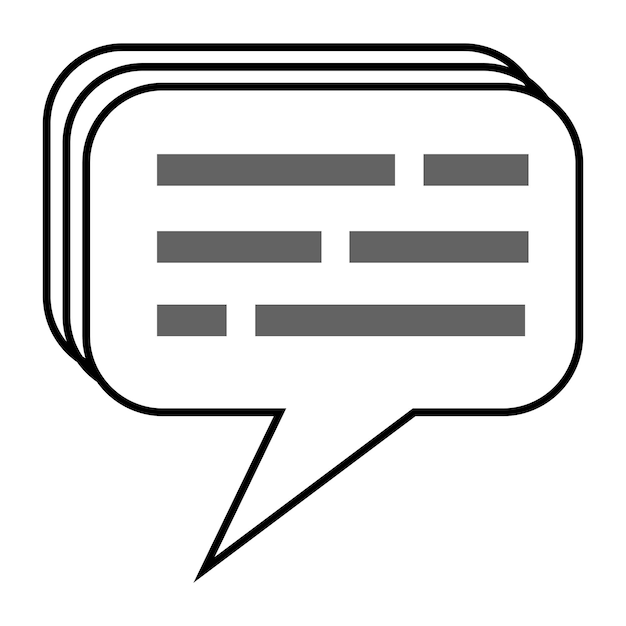 Blog comentario icono lector comentarios citar mensaje compartir idea de globo